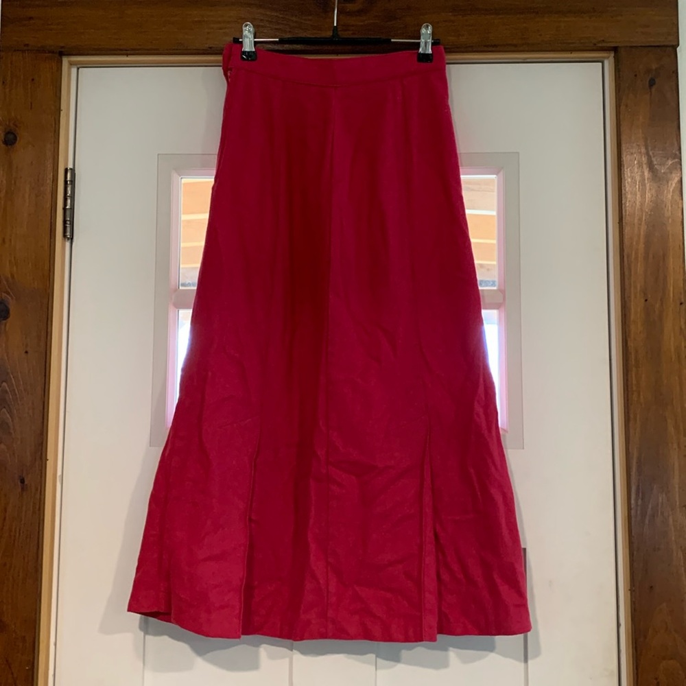 Vintage Lasting Impressions Wool Skirt